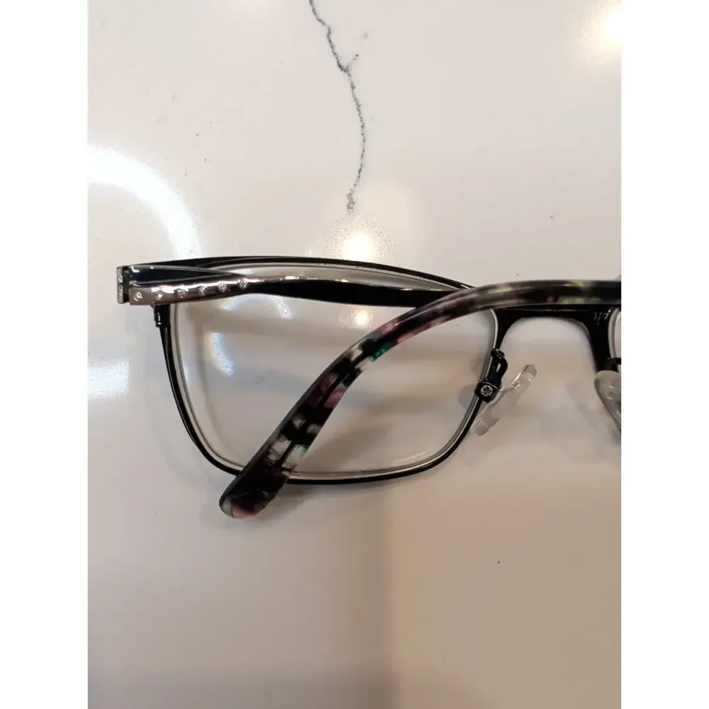 Phoebe Couture Eyeglasses Frame P268 Women's Black Tortoise Full Rim 52-16-135